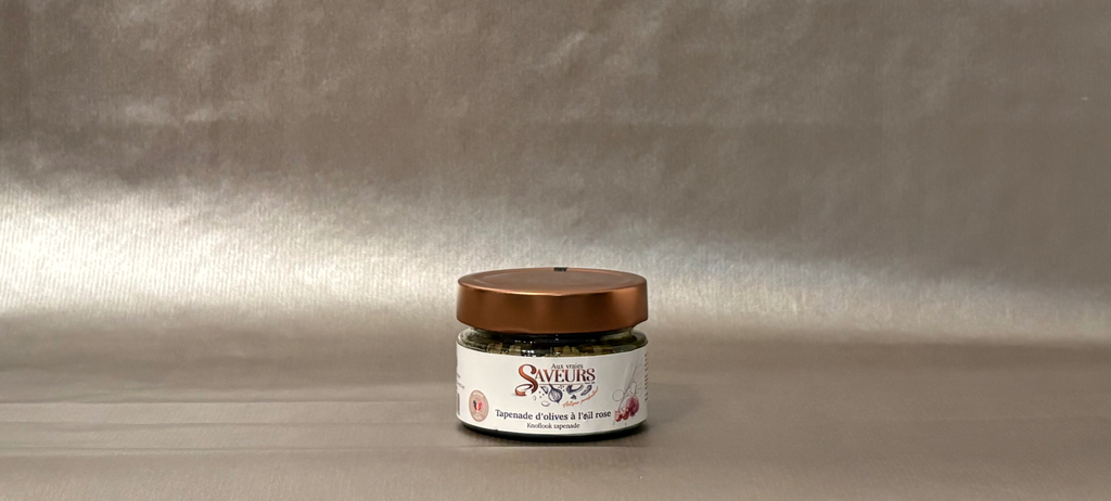 Olives à l'ail rose